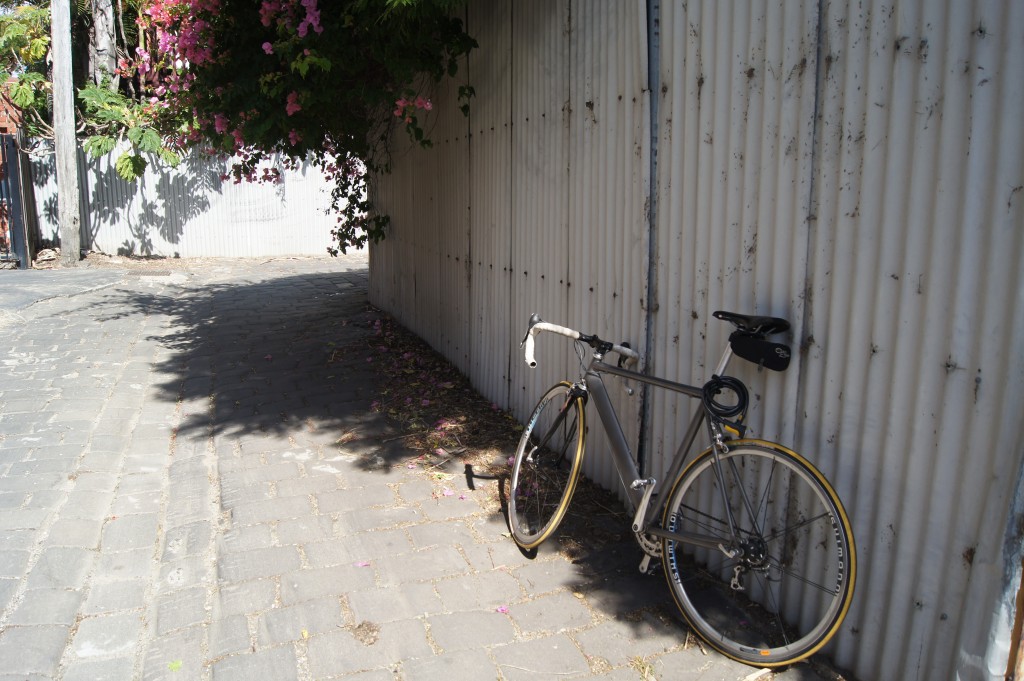 My bicycle in a laneway